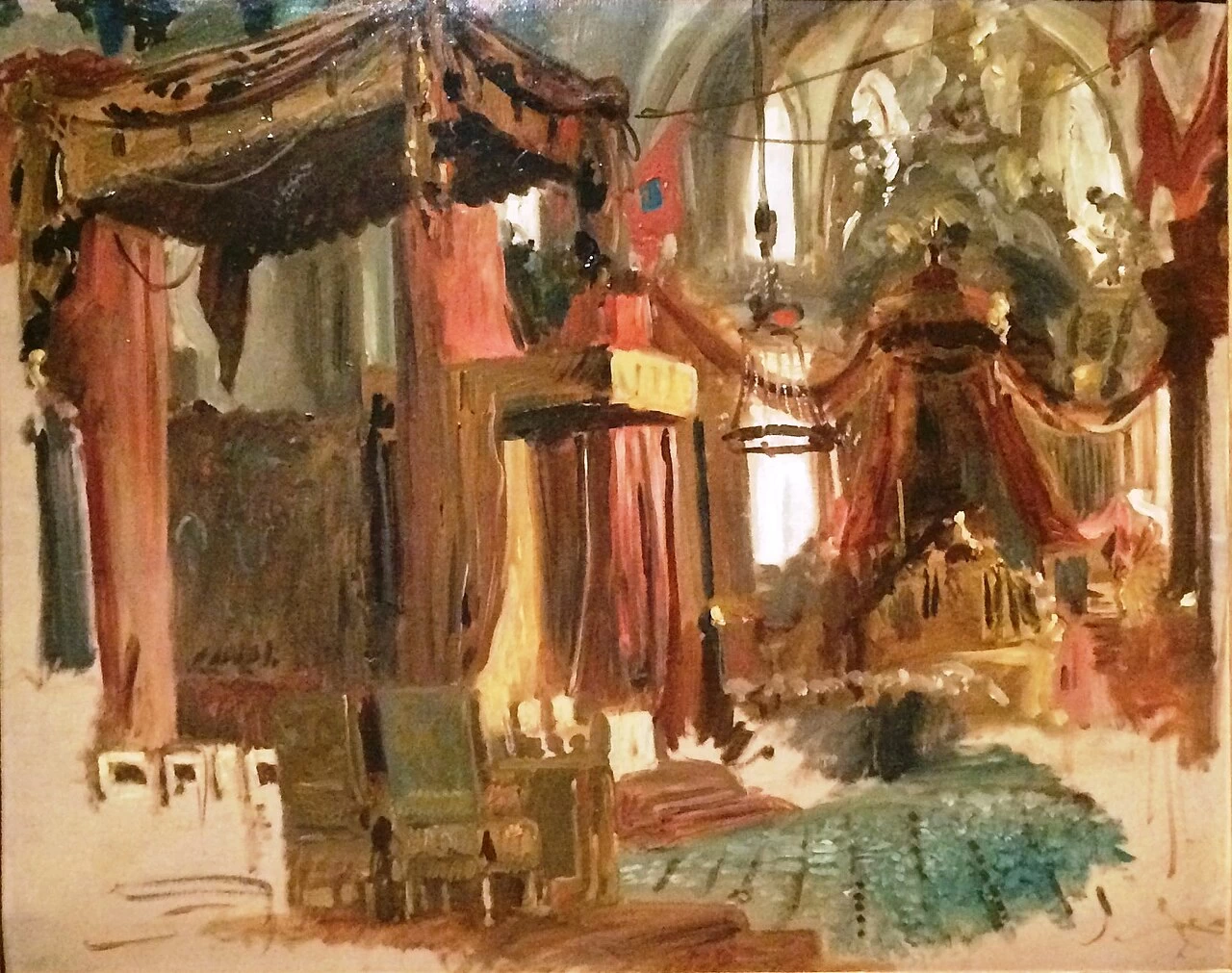 Incoronazione di Francesco Giuseppe I nella chiesa di Mattia, 1867 - studio